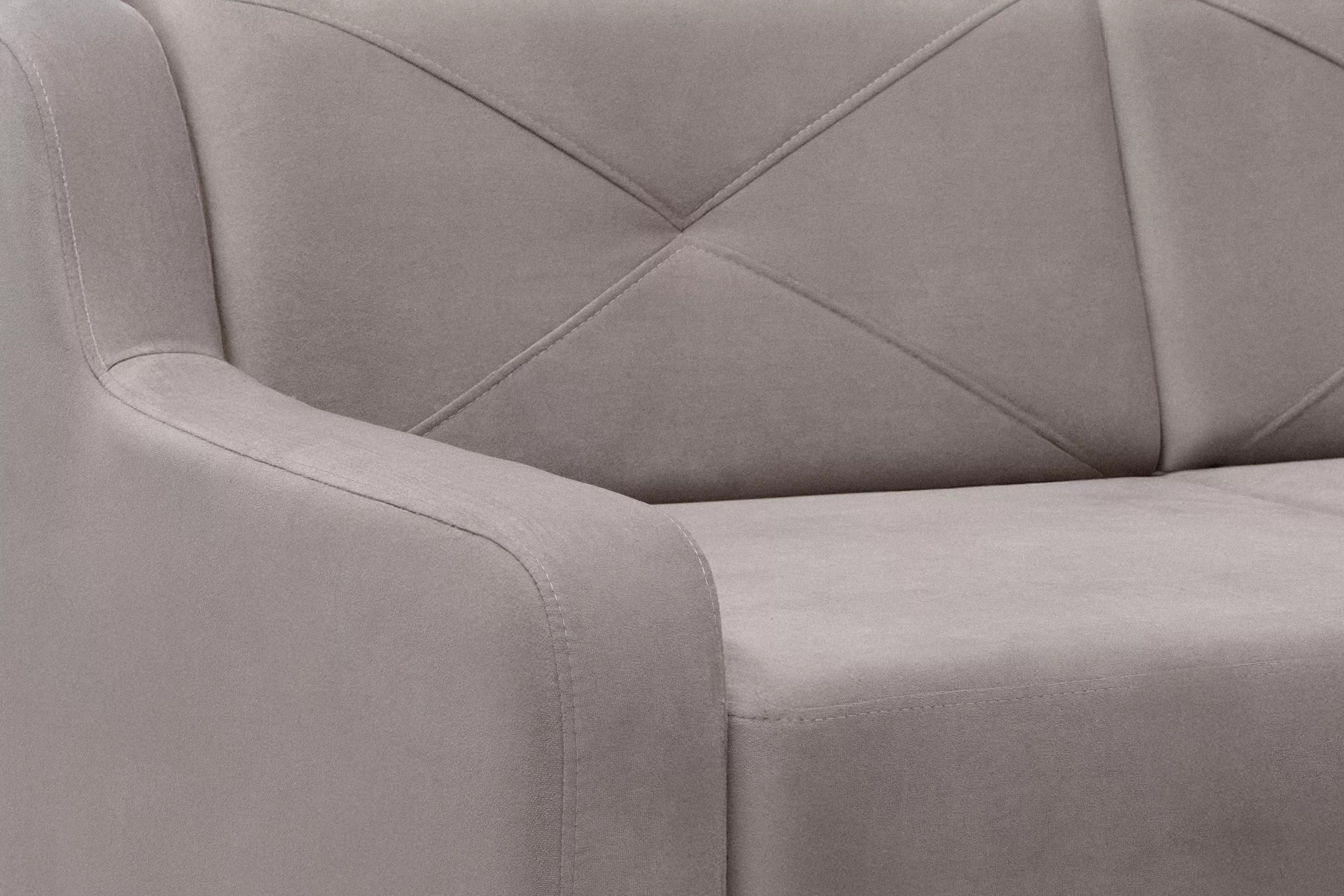 Rohová sedačka Laksaro s rozkladom pravostranná - tmavobéžový zamat Jasmine 25 Rohová sedacia súprava s funkciou spánku Laksaro pravá strana - jasno Hnedý velúr Jasmine 25