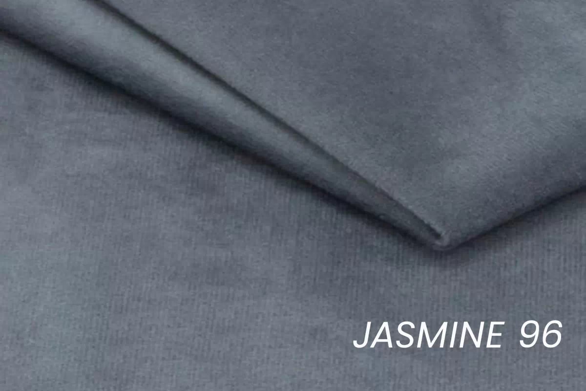 Rohová sedačka Laksaro s rozkladom pravostranná - sivý zamat Jasmine 96 Rohová sedacia súprava s funkciou spánku Laksaro pravá strana - šedý velúr Jasmine 96