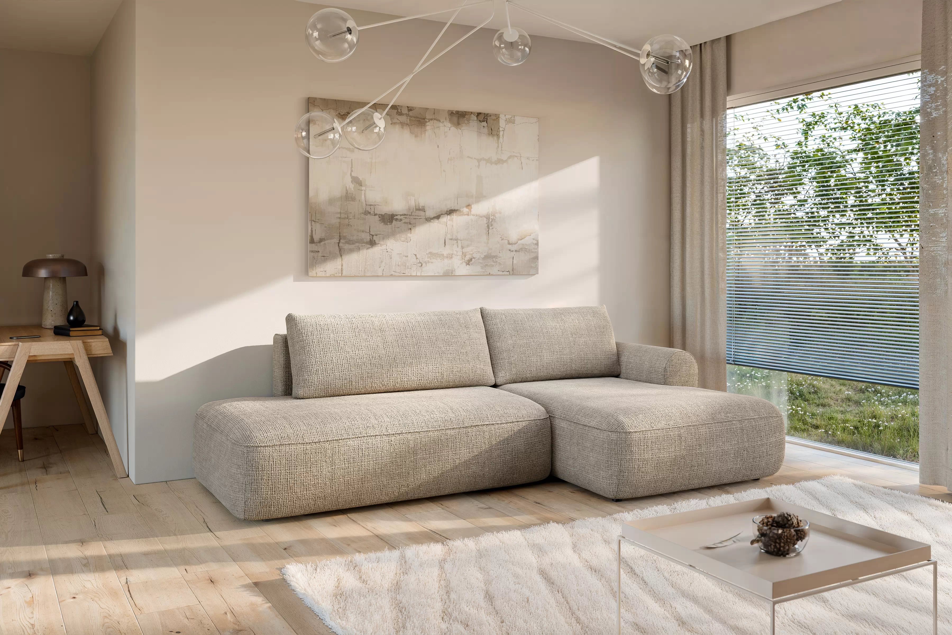 Rozkládací rohová sedací souprava Lotulis L II Rohová sedací souprava rozkládací Lotulis L