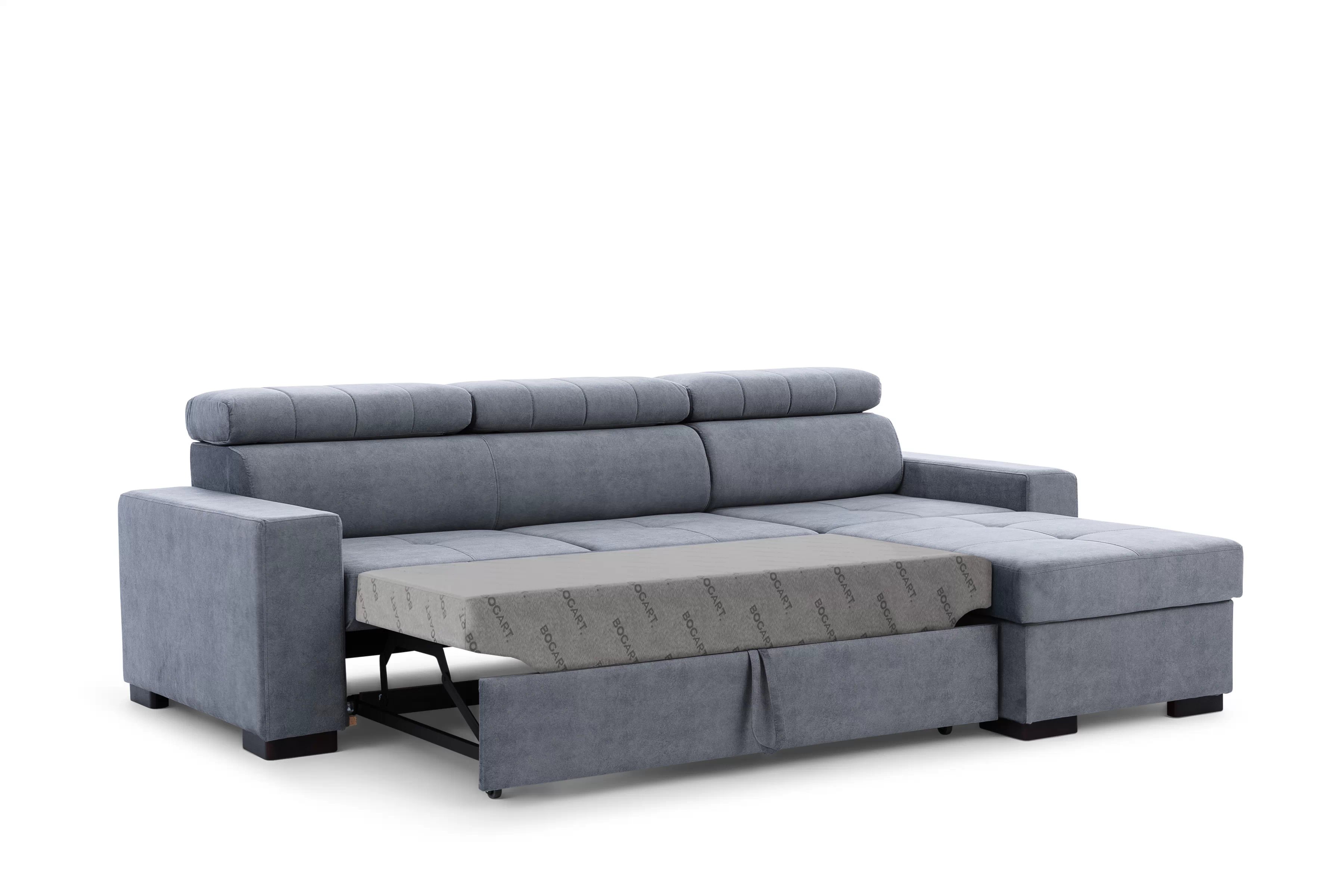 Univerzálna rozkladacia rohová sedačka Modeno Mini - ľavá / pravá  Rohová sedacia súprava s funkciou spánku Modeno Mini uniwersalny Ľavý/Pravý