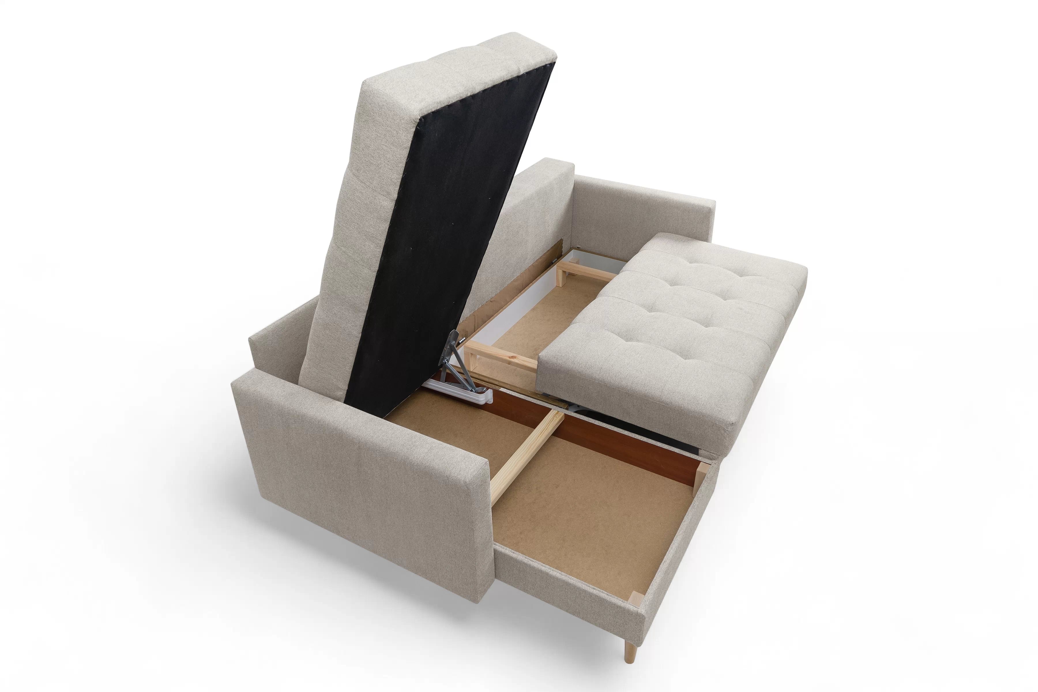 Rozkladacia rohová sedacia súprava Romano L Rohová sedacia súprava s funkciou spánku Romano L