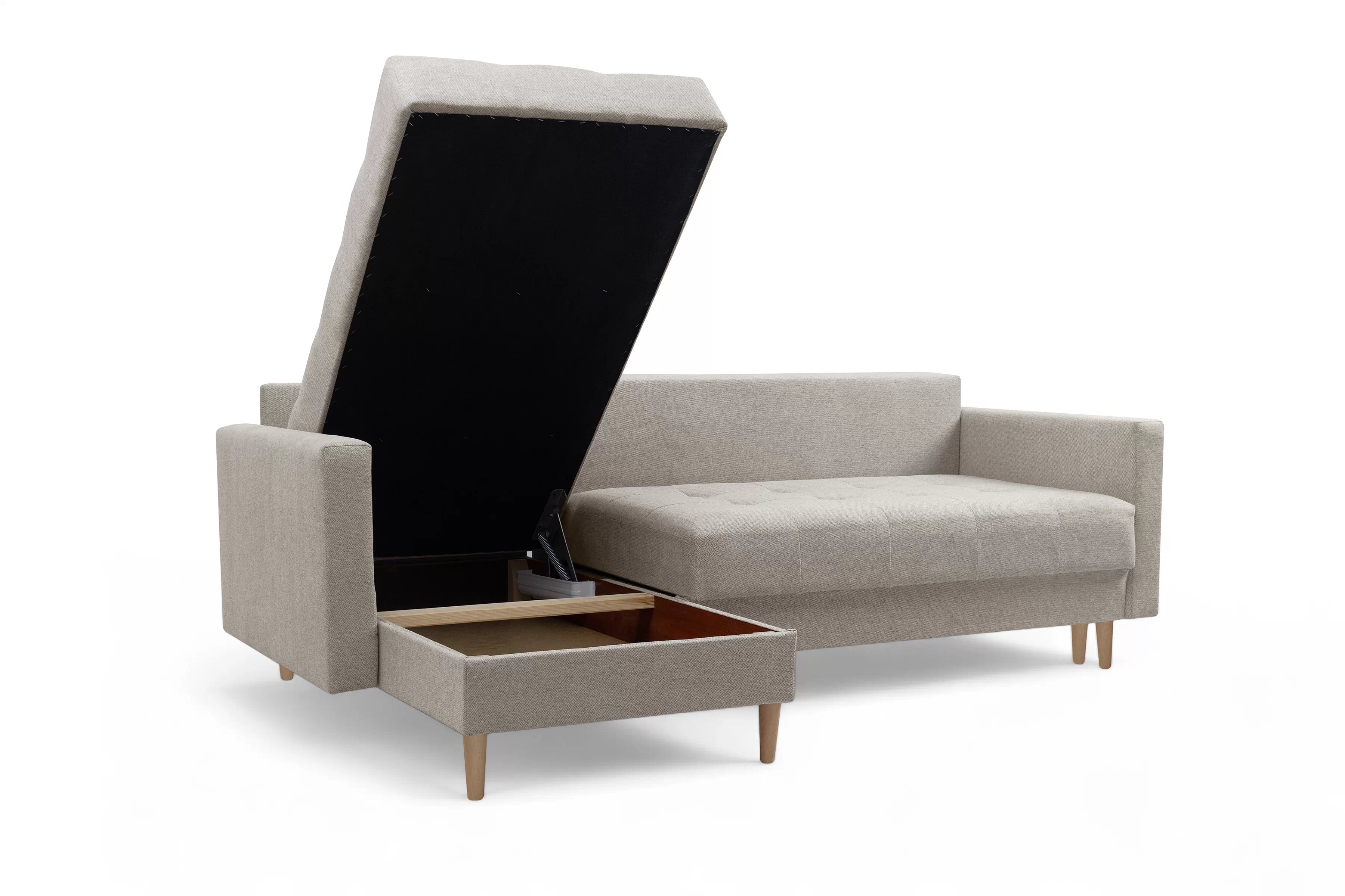 Rozkladacia rohová sedacia súprava Romano L Rohová sedacia súprava s funkciou spánku Romano L