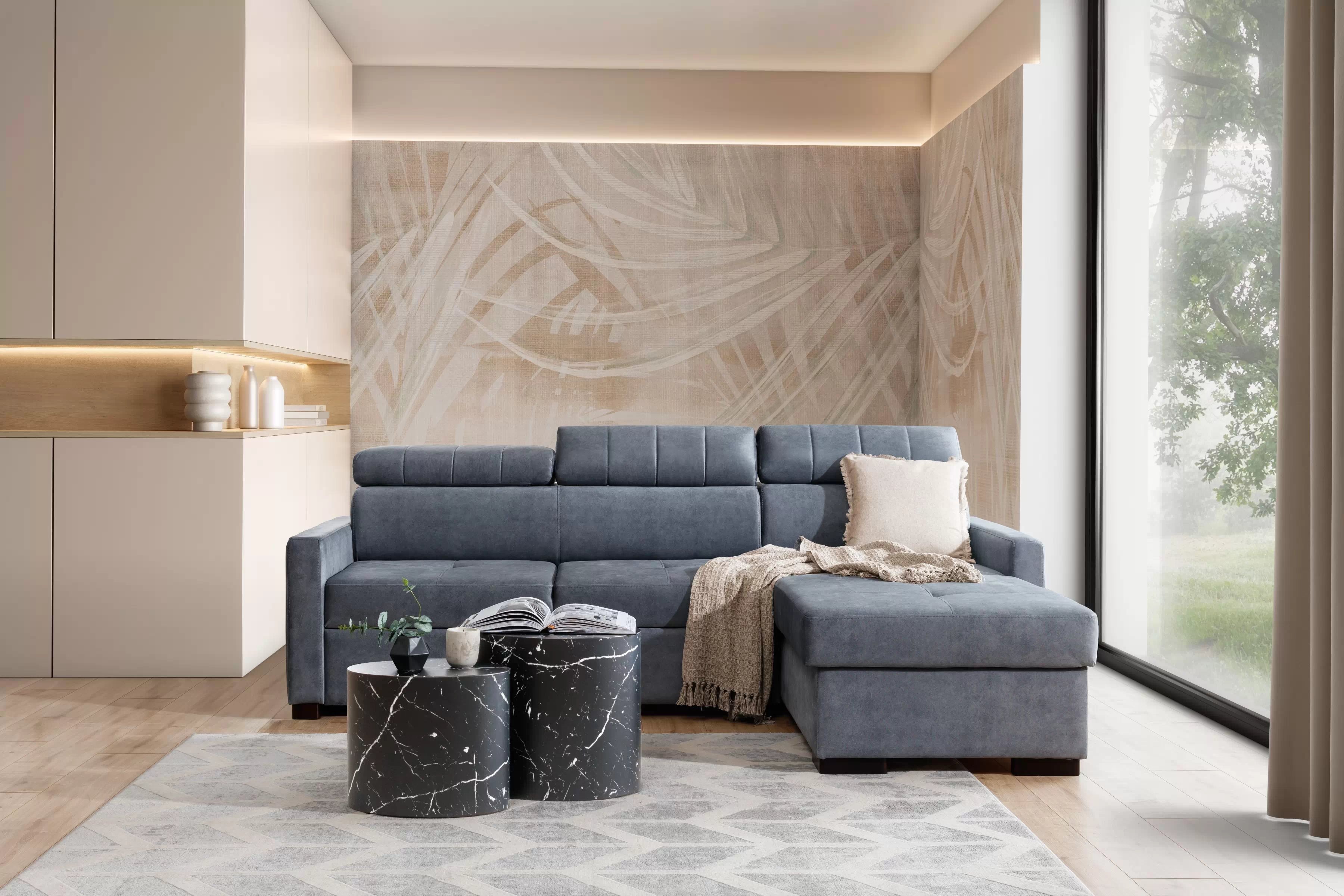 Rozkládací rohová sedací souprava Taremo Mini Rohová sedací souprava rozkládací Taremo Mini