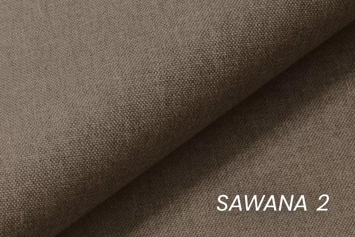 Rohová sedacia súprava Turias L II s funkciou spania pravá - hnedá tkanina Sawana 02 Rohová sedacia súprava s funkciou spánku Turias L II pravá strana - Hnedá plecionka Sawana 02