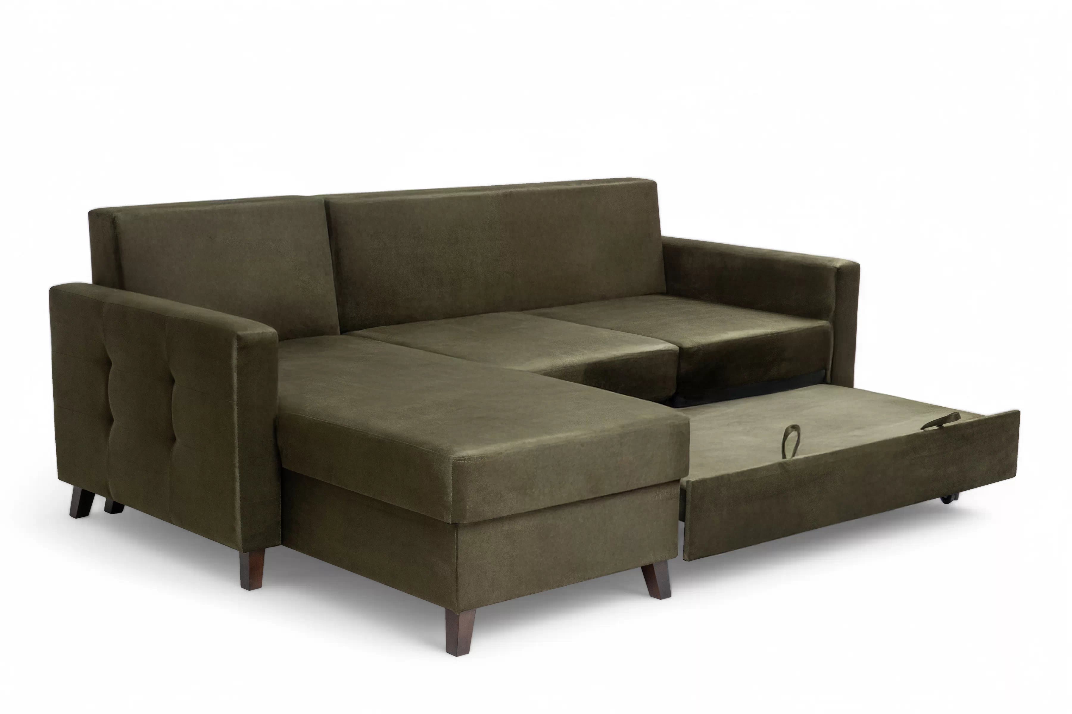 Rozkladacia rohová sedacia súprava Vanisa Mini Rohová sedacia súprava s funkciou spánku Vanisa Mini