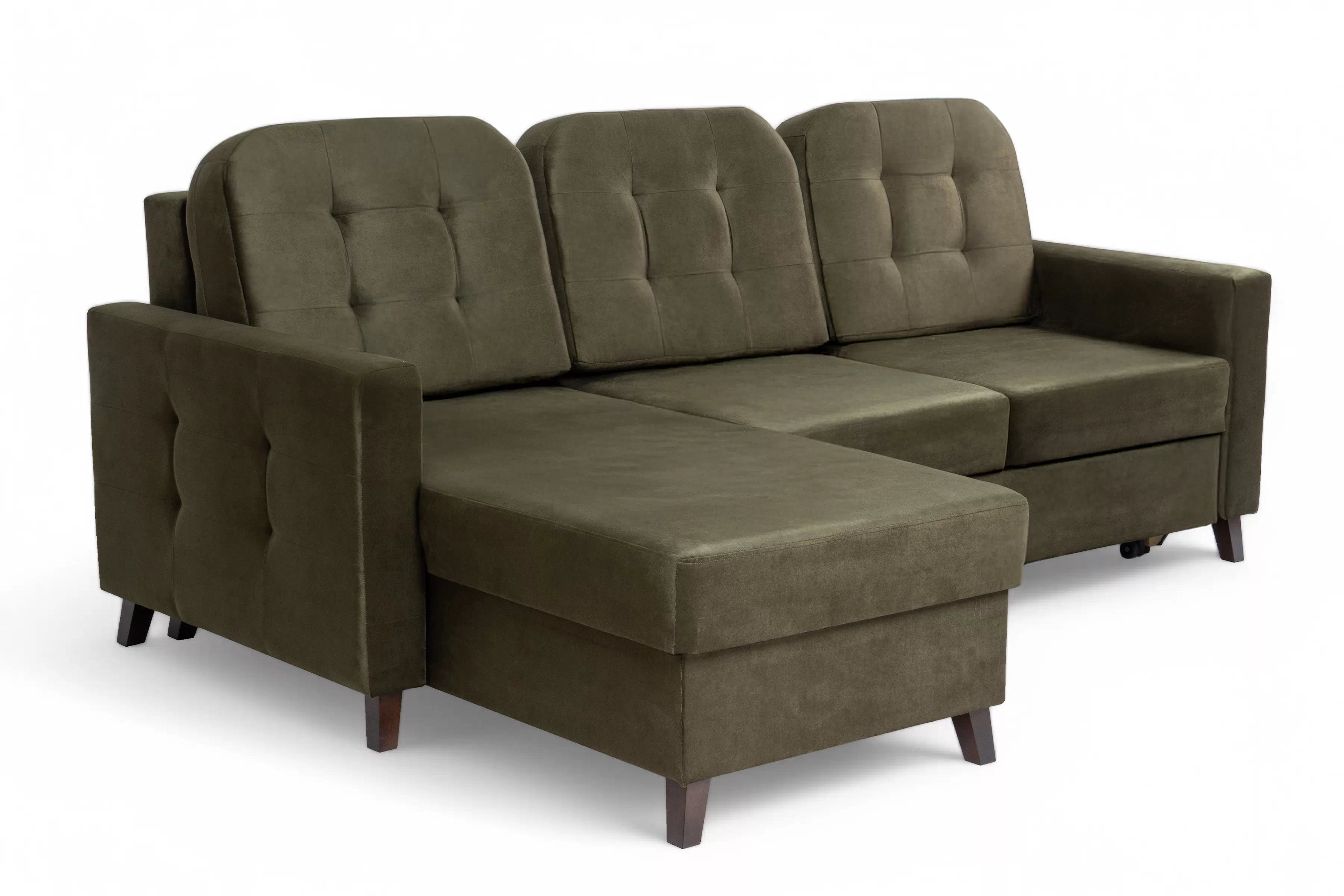 Rozkladacia rohová sedacia súprava Vanisa Mini Rohová sedacia súprava s funkciou spánku Vanisa Mini