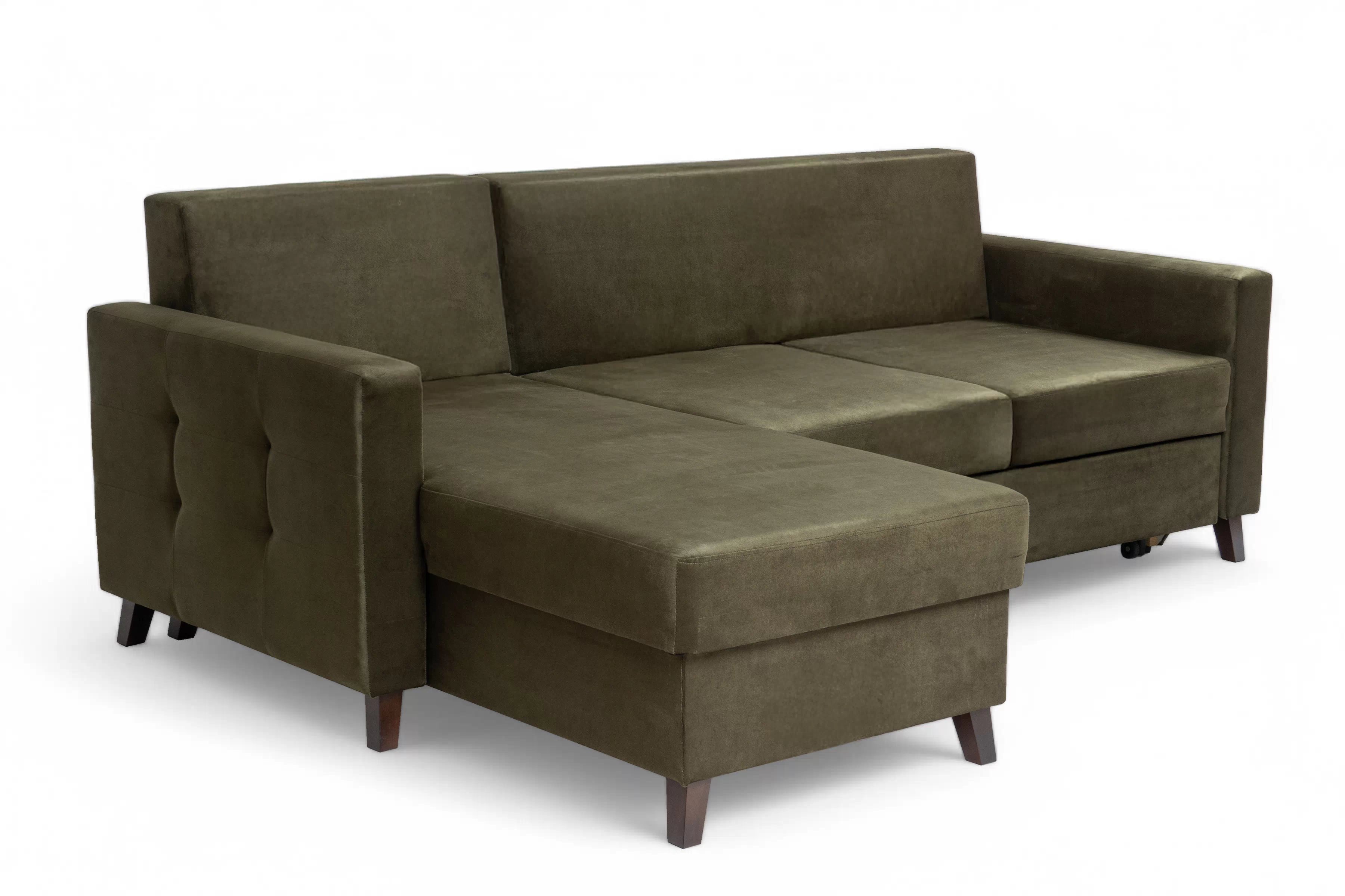 Rozkladacia rohová sedacia súprava Vanisa Mini Rohová sedacia súprava s funkciou spánku Vanisa Mini