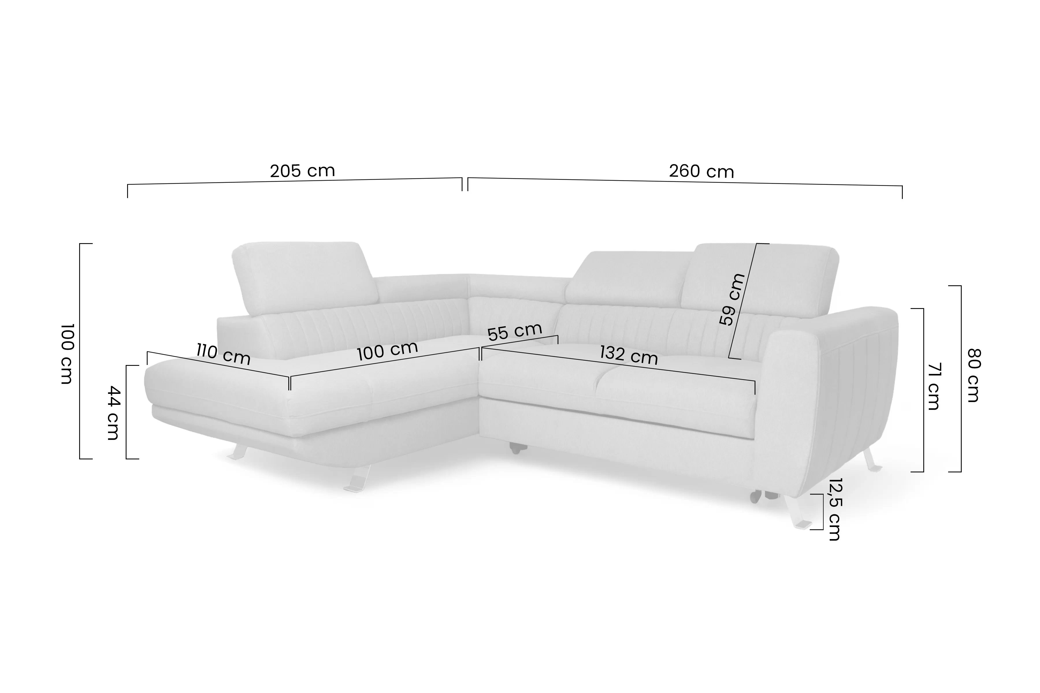 Rozkladacia rohová sedačka Zelubia ľavá - hnedý zamat Zetta 293 Rohová sedacia súprava s funkciou spania Zelubia Ľavá strana - Hnedý welwet ľahkočistiaci Zetta 293