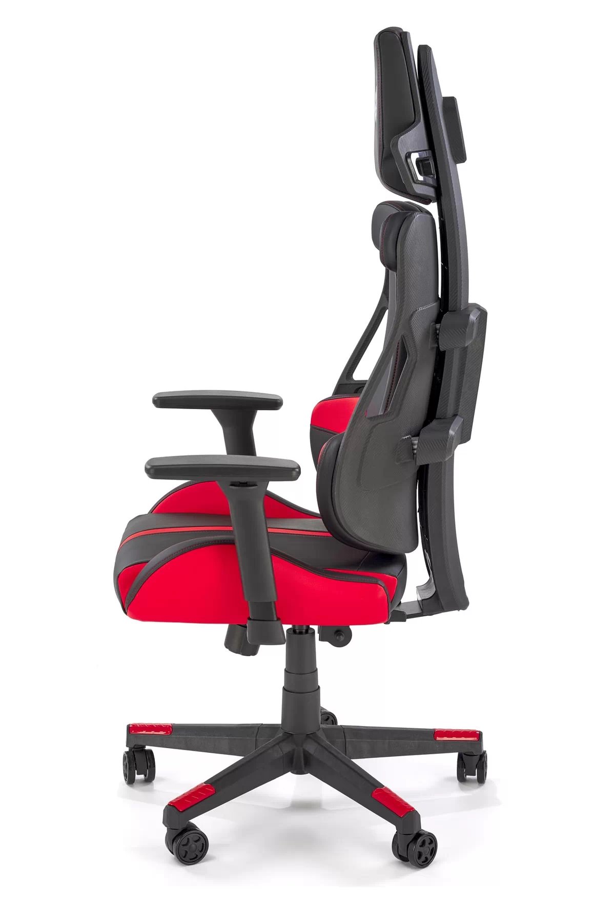 Herní židle Nitro - černá ekokůže / červená nitro Křeslo gabinetowy eco Kůže / potahová látka, černá / Červený