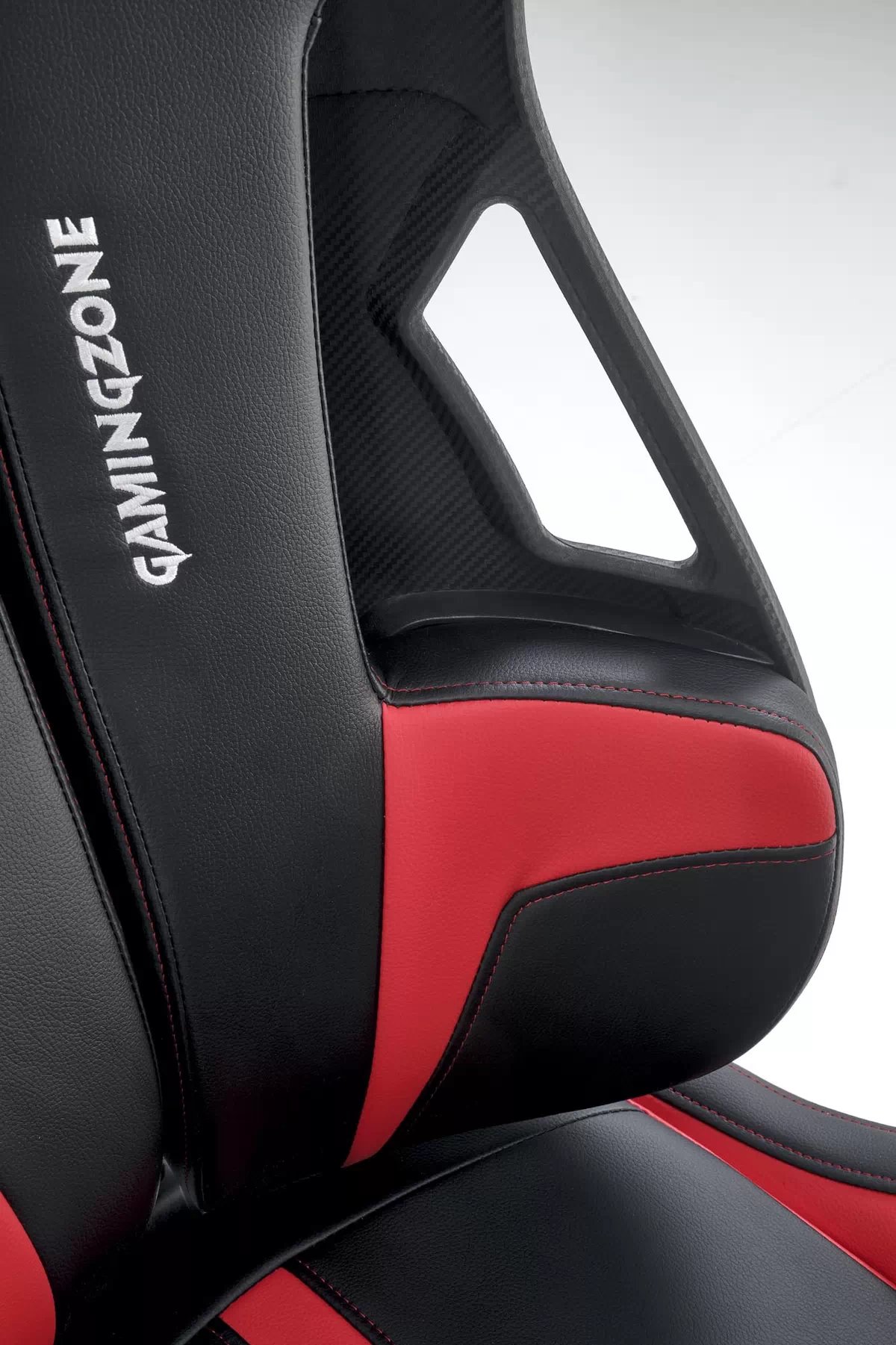 Herní židle Nitro - černá ekokůže / červená nitro Křeslo gabinetowy eco Kůže / potahová látka, černá / Červený