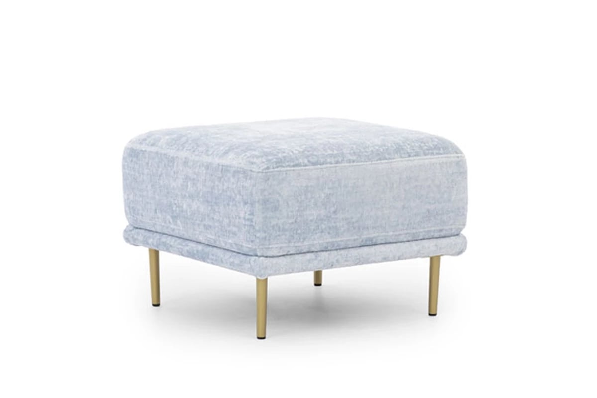 Čalouněný taburet Nicole Taburet z wysokimi nozkami 