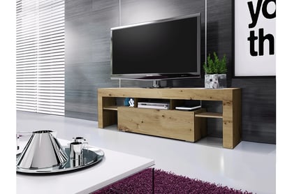 TV stolek Vera 138 cm - dub artisan Skříňka tv Vera do obývacího pokoje