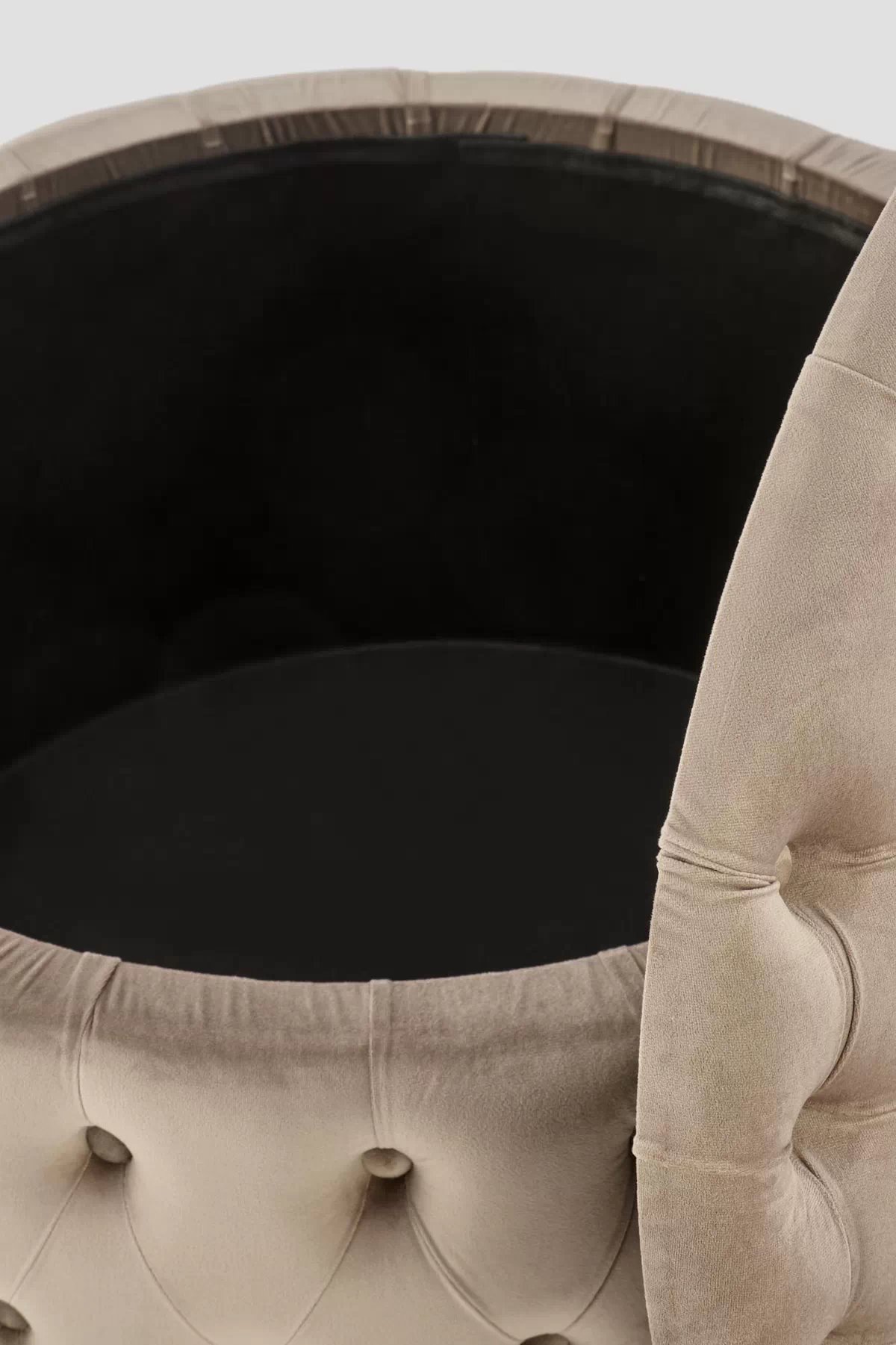 Taburet Nunez 70 cm - béžový samet nunez Taburet béžová