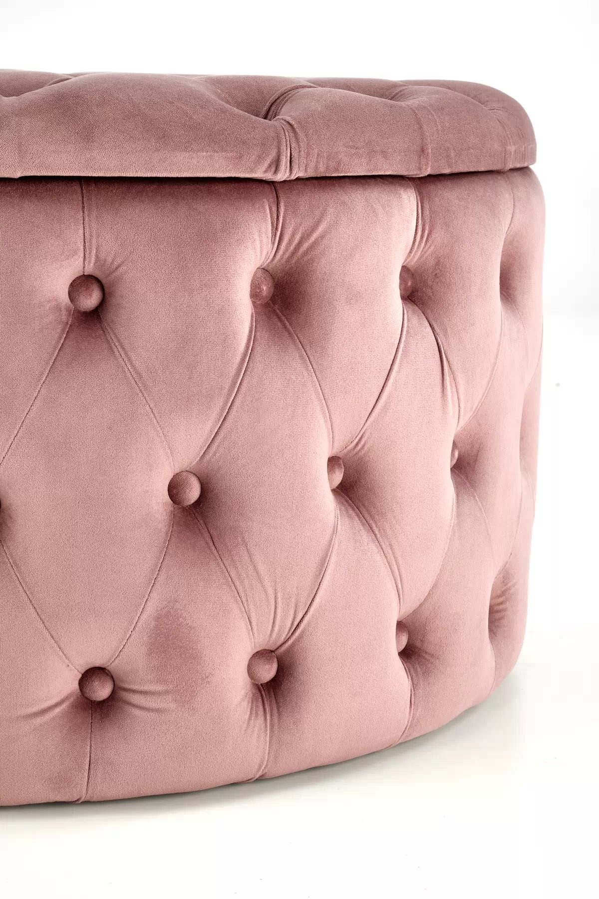 Taburet Nunez 70 cm - růžový samet nunez Taburet Růžová