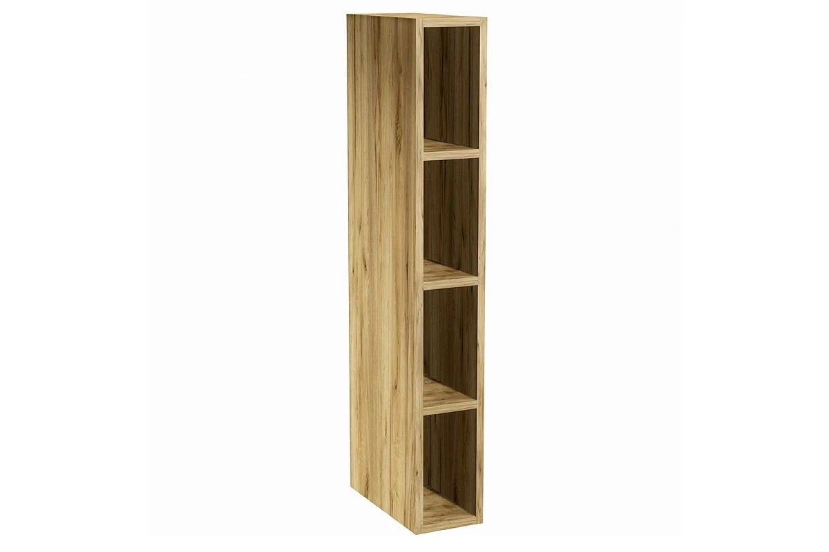 Závěsný regál Olivia Soft WB15UNI/1000 - dub zlatý OS Black Regál wiszacy uniwersalny (100) 