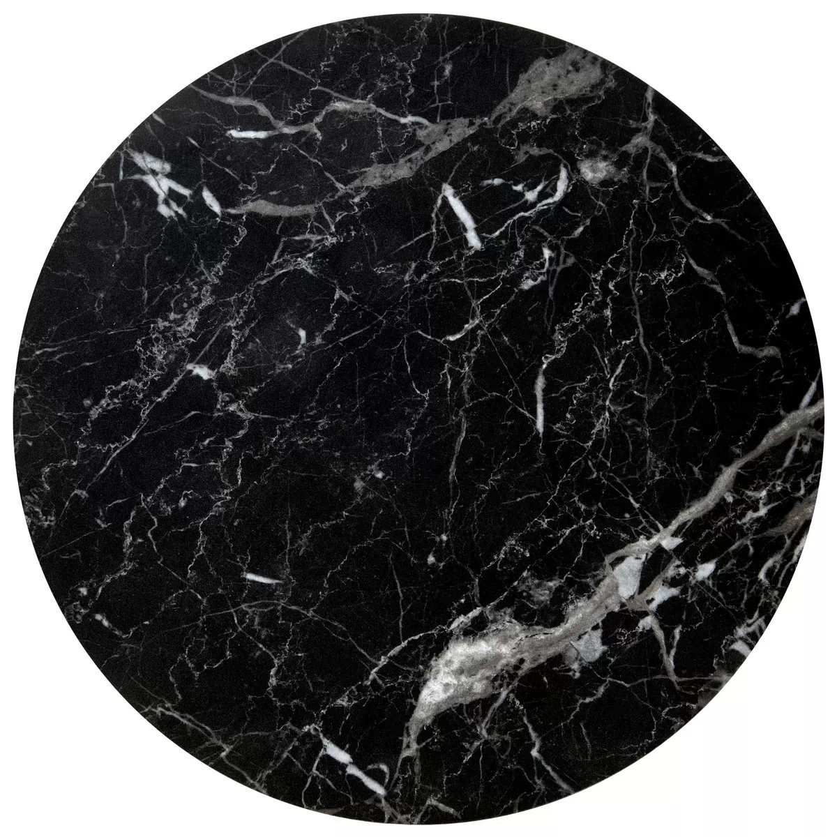 Sada dvou konferenčních stolků Oreo - černý mramor / černá oreo Komplet dwoch law Černý mramor / Černý (1p=1szt)