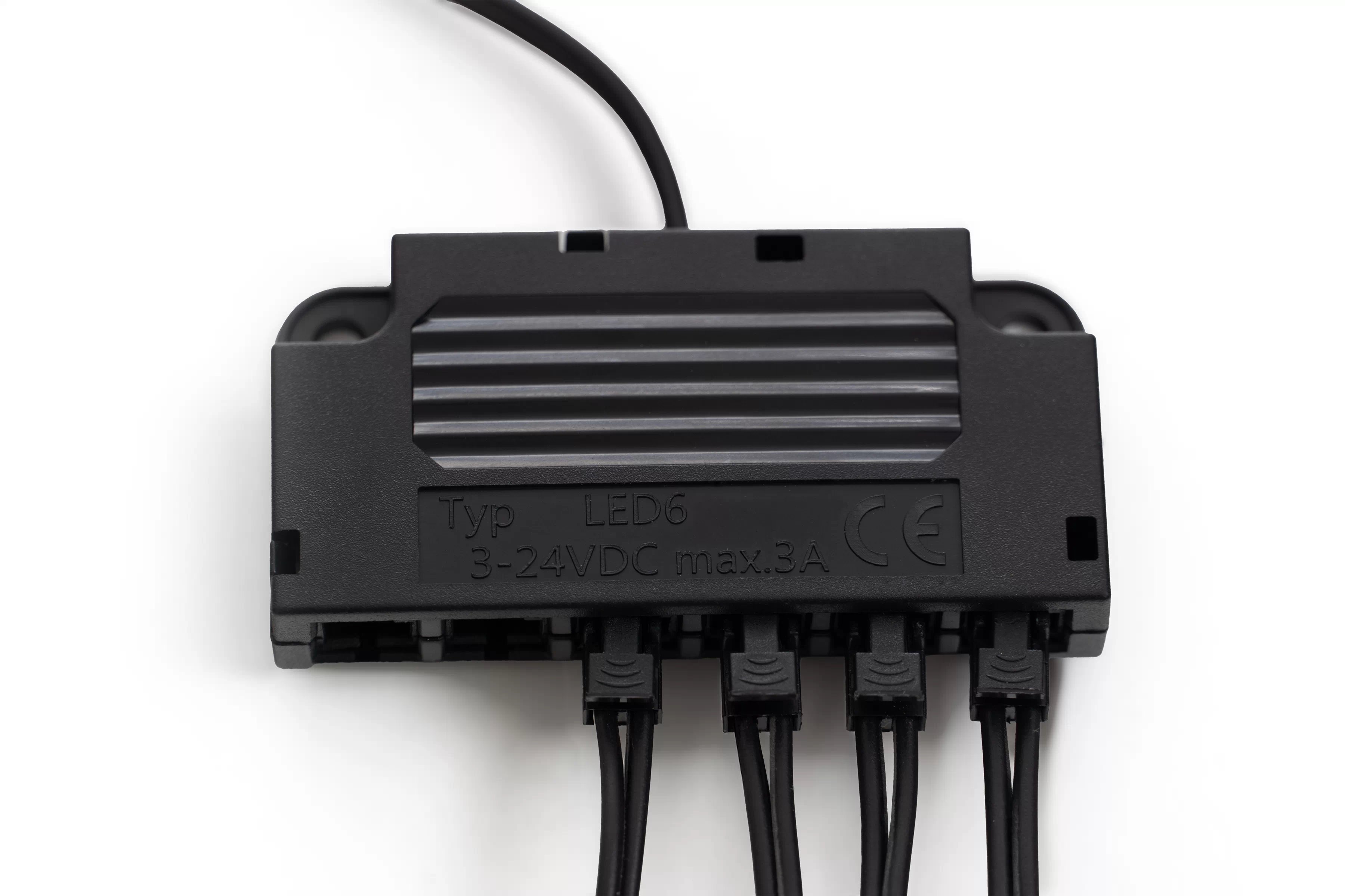 Osvětlení skleněné police 4x klips PVC / teplá barva Osvětlení police szklanej 4 x Klips PCV / barwa ciepla