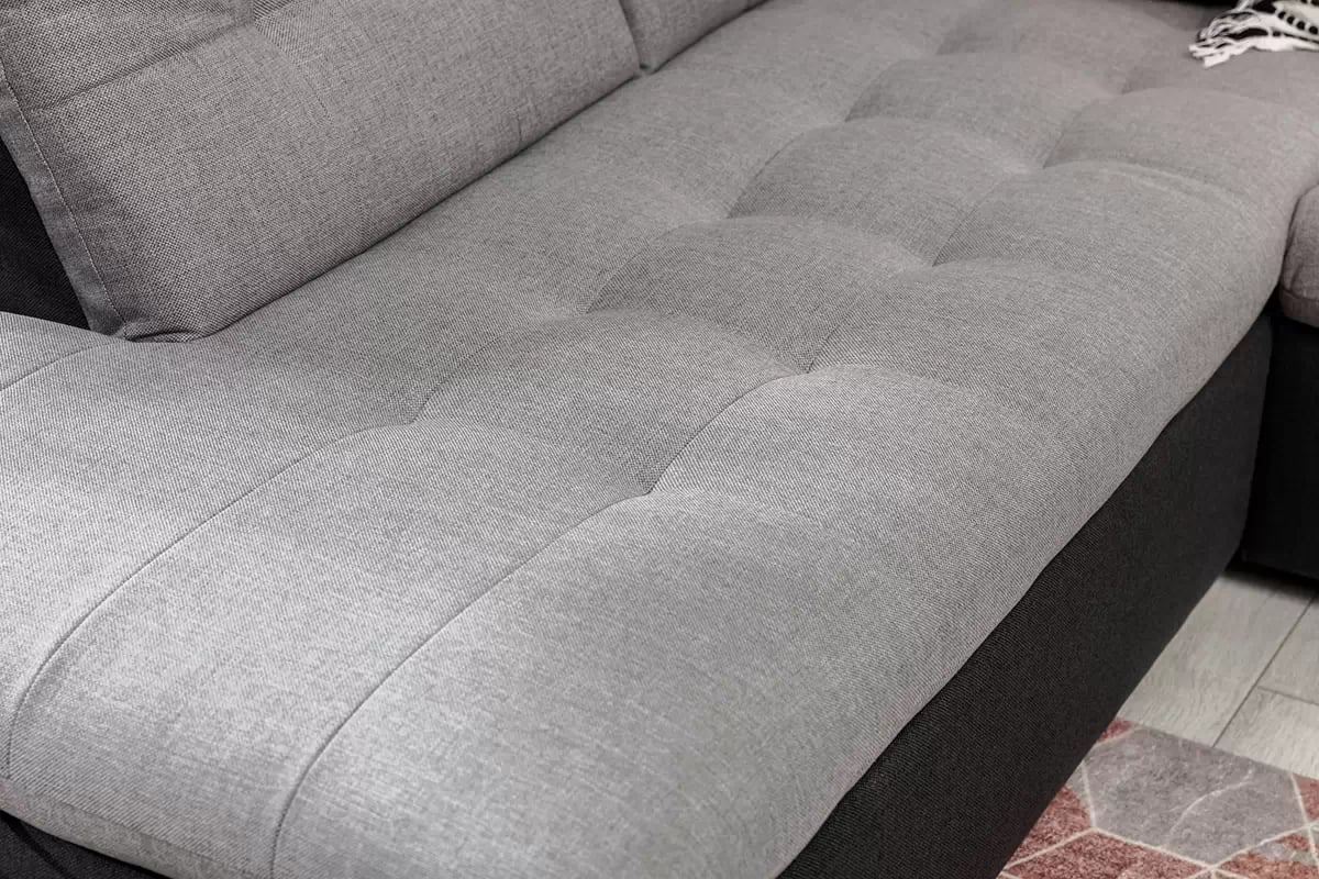 Rohová sedacia súprava Palermo L ľavá - šedá / grafitová pletenina Inari 91/95 Rohová sedacia súprava ľavostranná . Palermo L 