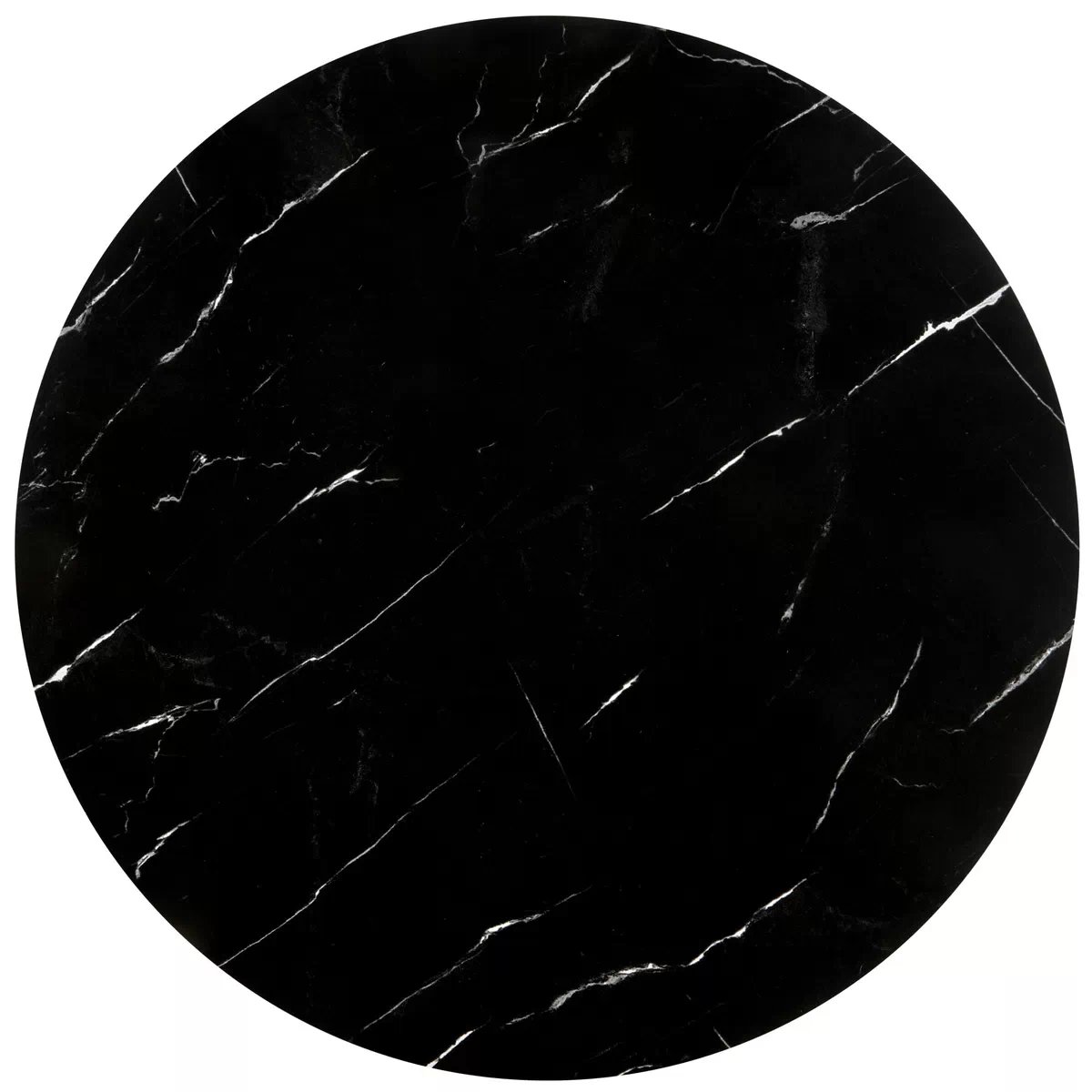 Sada konferenčních stolků Armino - černý mramor / zlaté nohy paola Komplet 2 law, Černý mramor / zlatý (1p=1szt)