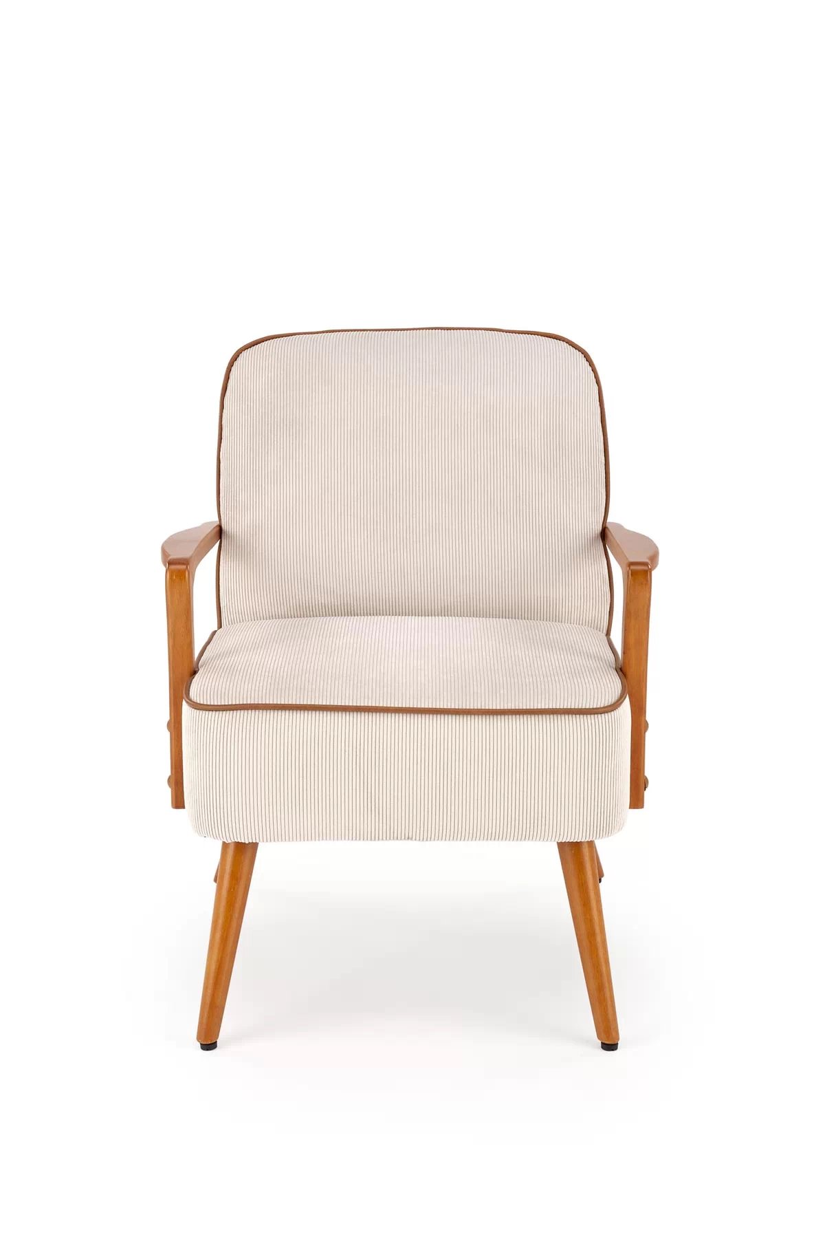 Křeslo Pastore - světlá béžová / světlý ořech pastore Křeslo odpočinkové světlý béžová / světlý ořech