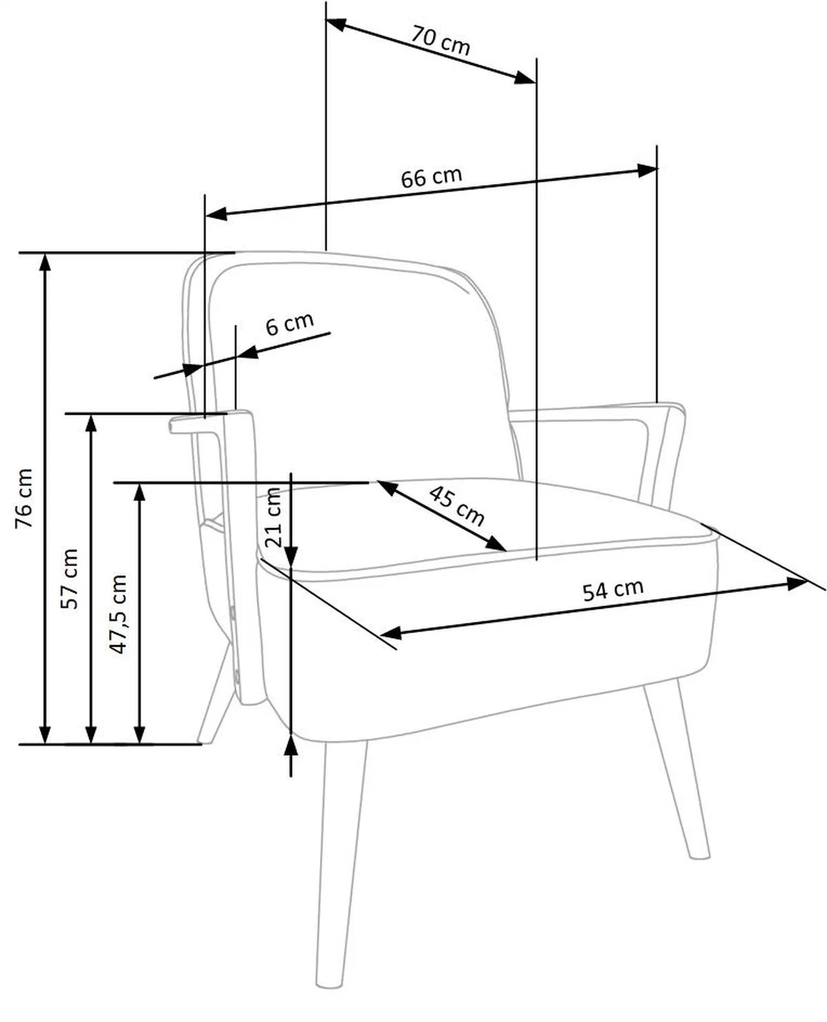 Křeslo Pastore - světlá béžová / světlý ořech pastore Křeslo odpočinkové světlý béžová / světlý ořech