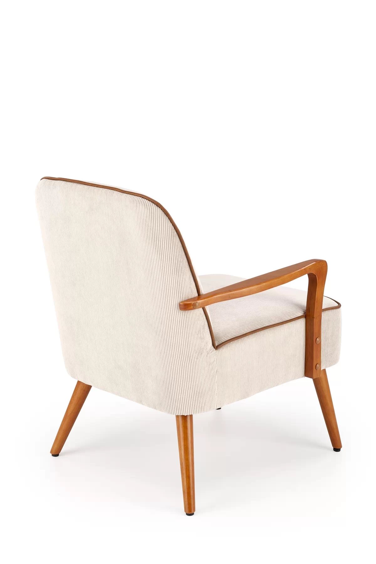 Křeslo Pastore - světlá béžová / světlý ořech pastore Křeslo odpočinkové světlý béžová / světlý ořech