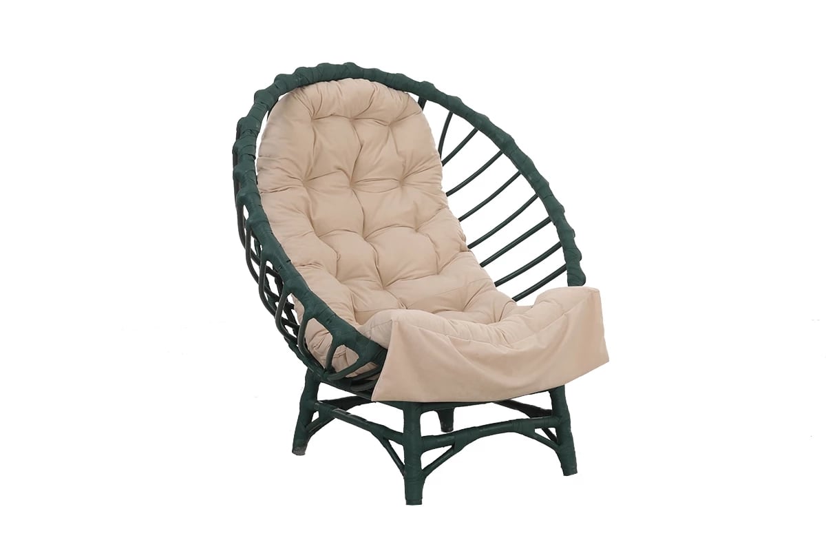 Vankúš do kresla Gardins III - béžová Zelené prútené kreslo