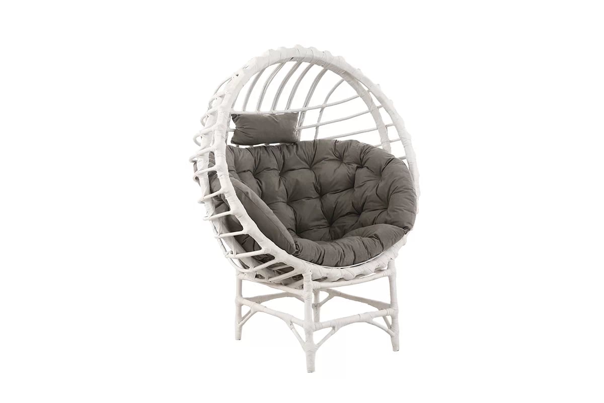 Vankúš z opierkou hlavy do fotela kokon - šedá Vankúš z zaglowkiem do fotela kokon - šedá