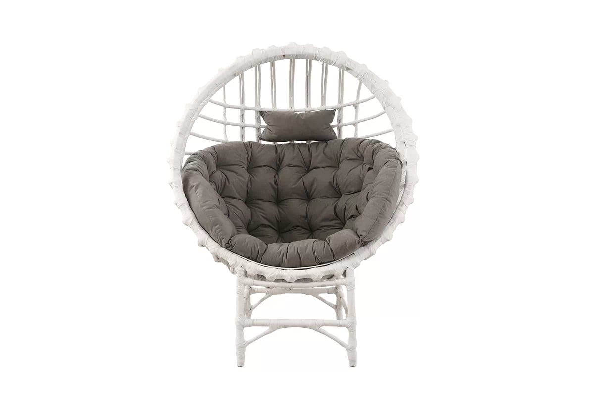 Vankúš z opierkou hlavy do fotela kokon - šedá Vankúš z zaglowkiem do fotela kokon - šedá