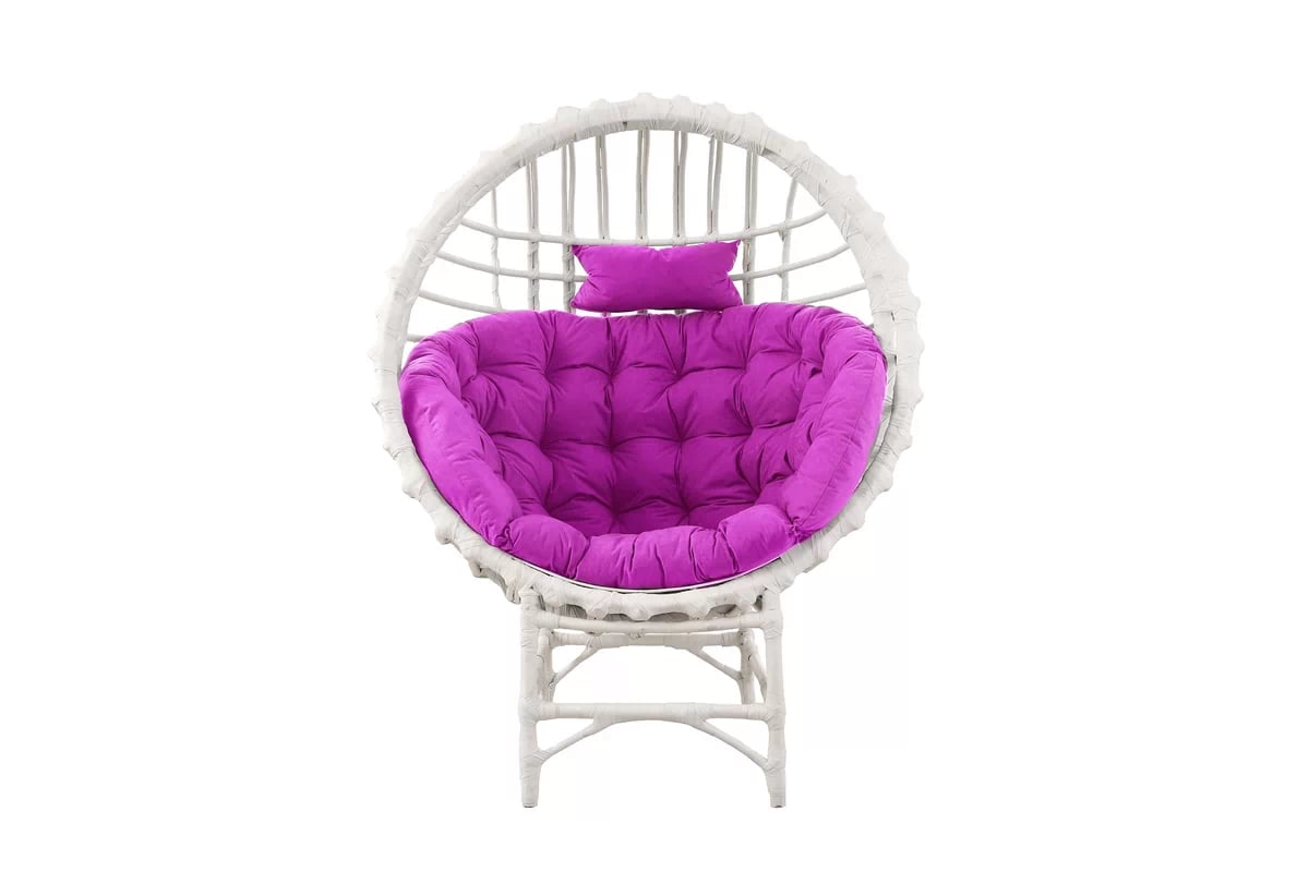 Vankúš z zaglowkiem do fotela wiszacego kokon - Ružová - Koncovka Série Vankúš z zaglowkiem do fotela wiszacego kokon - Ružová 