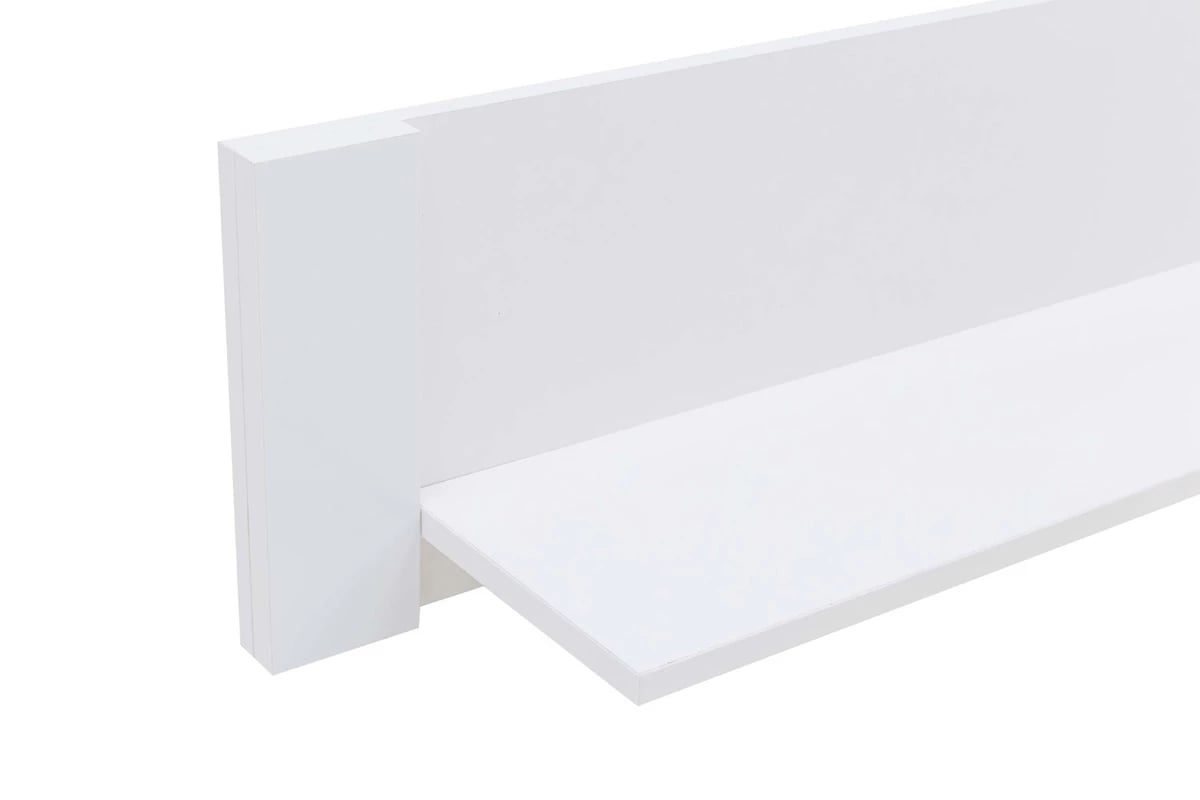 Polica na stenu Bergen 120 cm - biela Polica Bergen 11