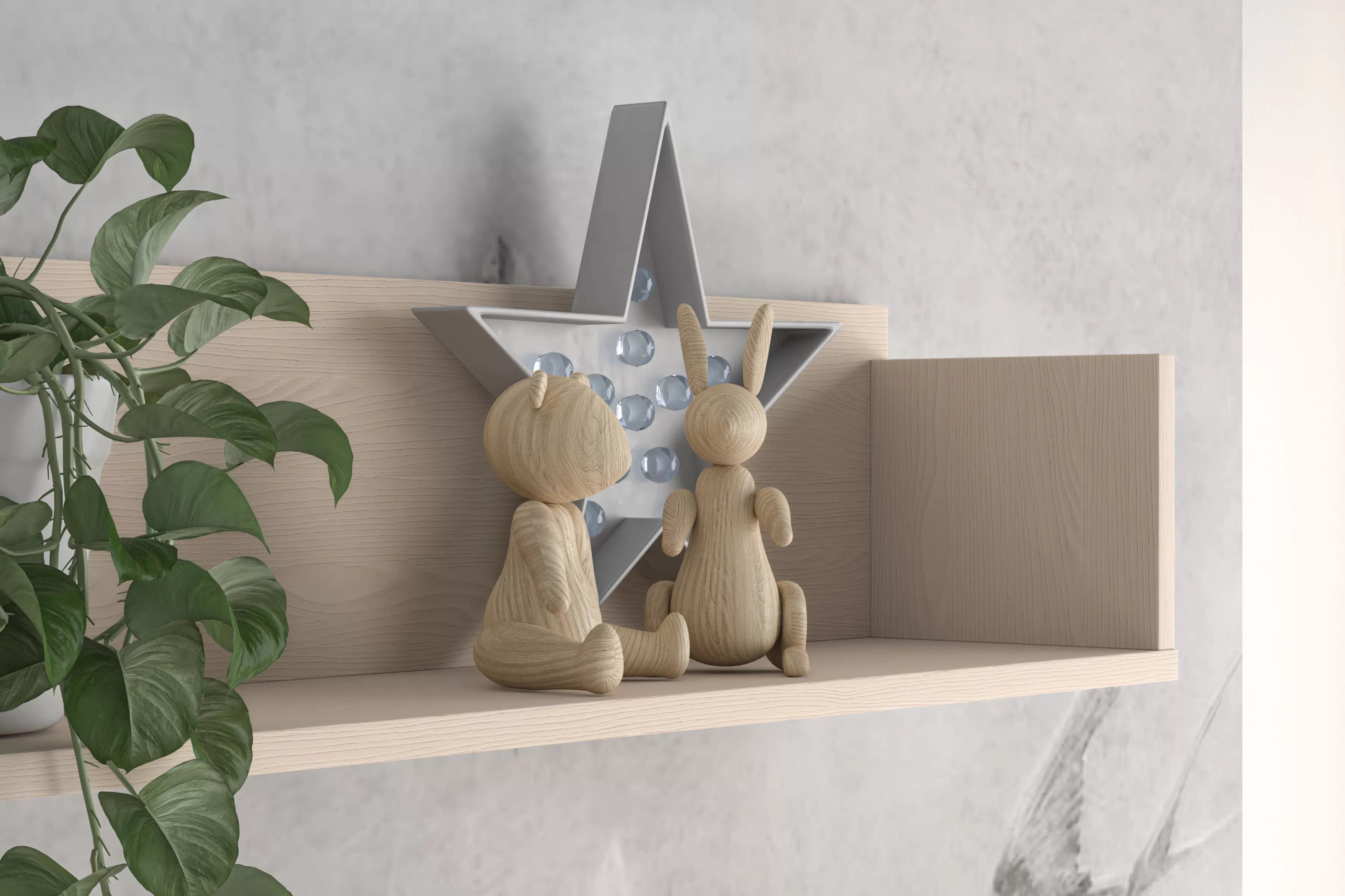 Polica Marla 90 cm - púštny piesok Polica závesná Marla 90 cm - piasek pustyni