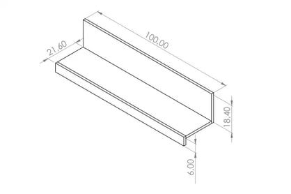 Polica závesná Prisila 100 cm - Biely Polica závesná Prisila 100 cm - Biely