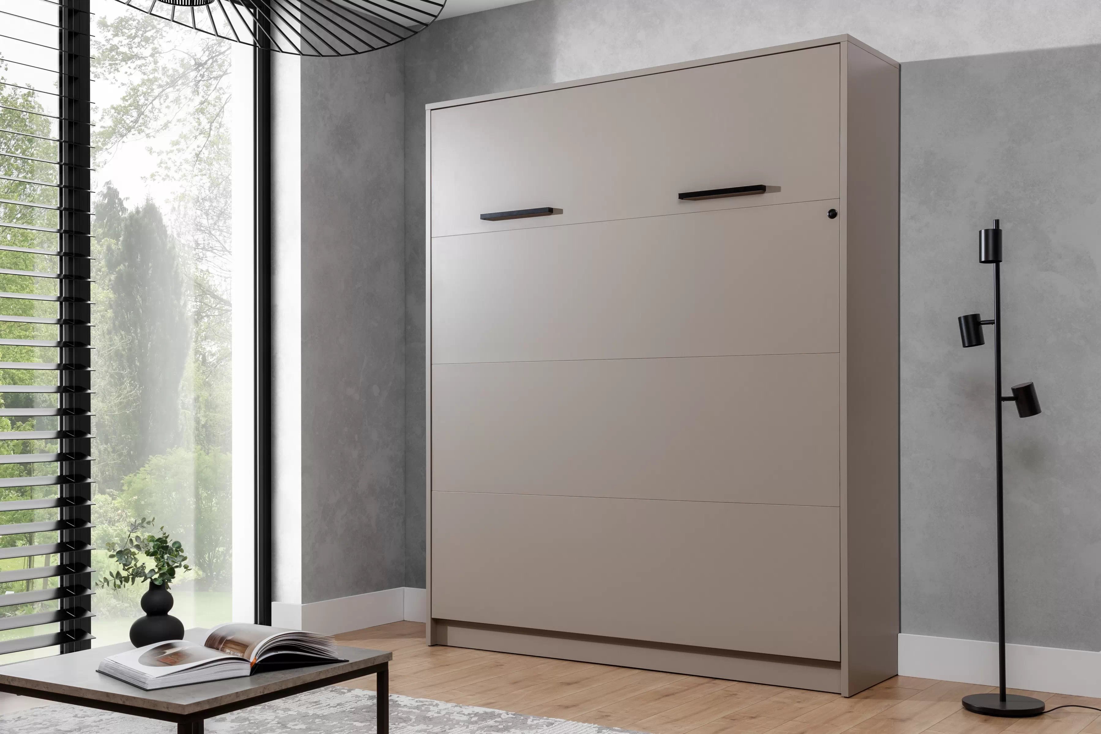 Vertikální sklápěcí postel Modern 160x200 cm - congo / kašmír Polkotapczan Modern vertikální 160x200 - congo / kašmír