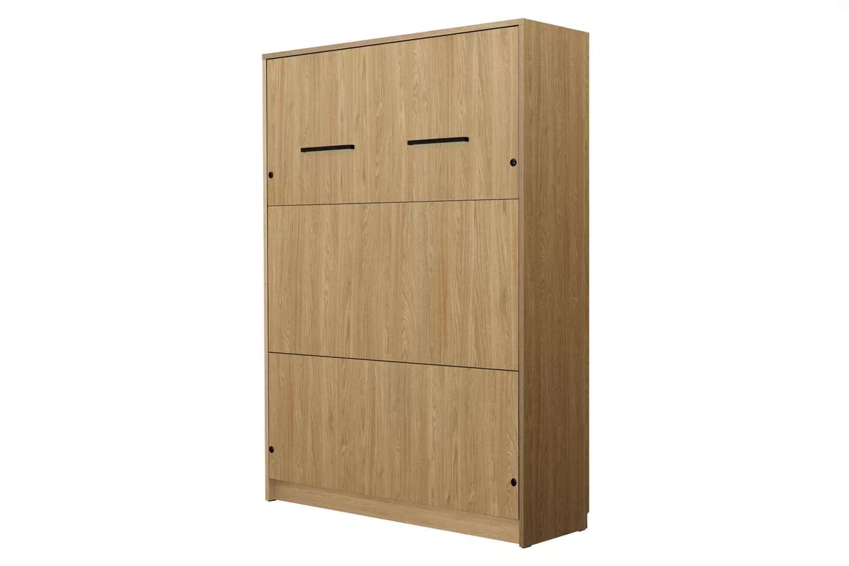 Sklápacia posteľ vertikálna Genius 140x200 s písacím stolom - dub olejovaný Polkotapczan vertikálny Genius 140x200 s písacím stolom - Dub olejowany