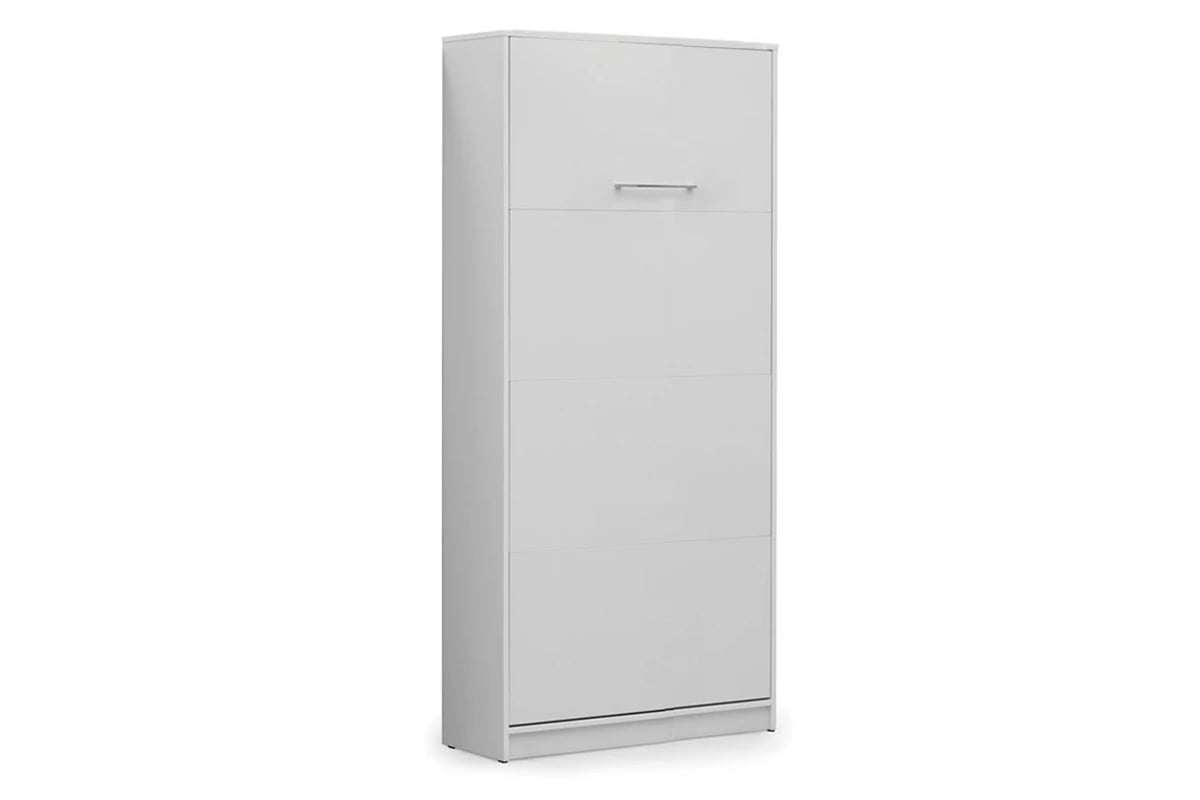 Vertikální sklápěcí postel Basic 90x200 cm - bílý mat sklápěcí postel Bílá