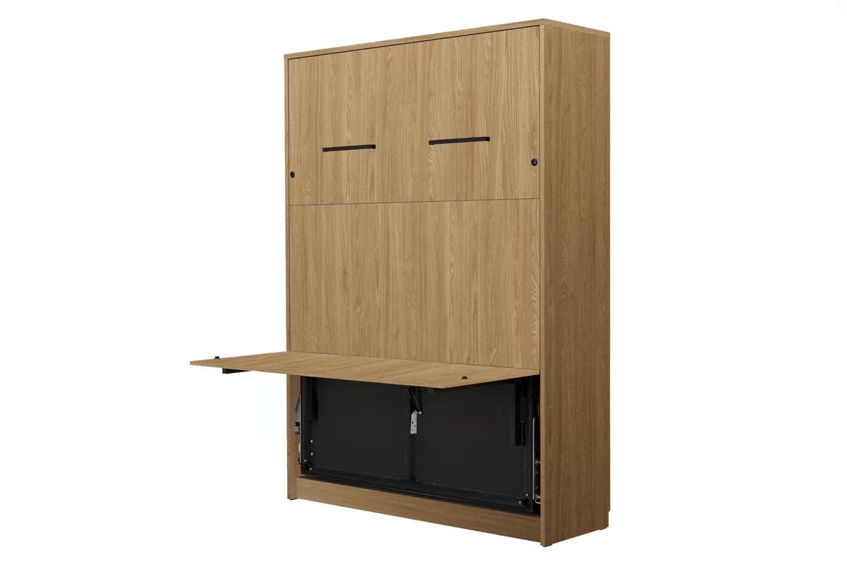 Sklápacia posteľ vertikálna Genius 140x200 s písacím stolom - dub olejovaný Polkotapczan vertikálny Genius 140x200 s písacím stolom - Dub olejowany