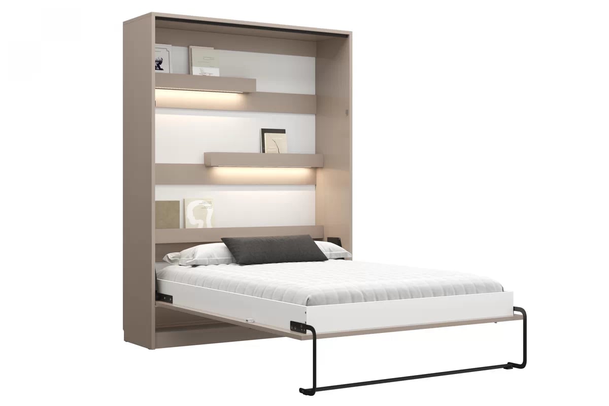 Vertikální sklápěcí postel Genius 120x200 s psacím stolem - congo / kašmír Polkotapczan vertikální Genius 120x200 s psacím stolem - congo / kašmír