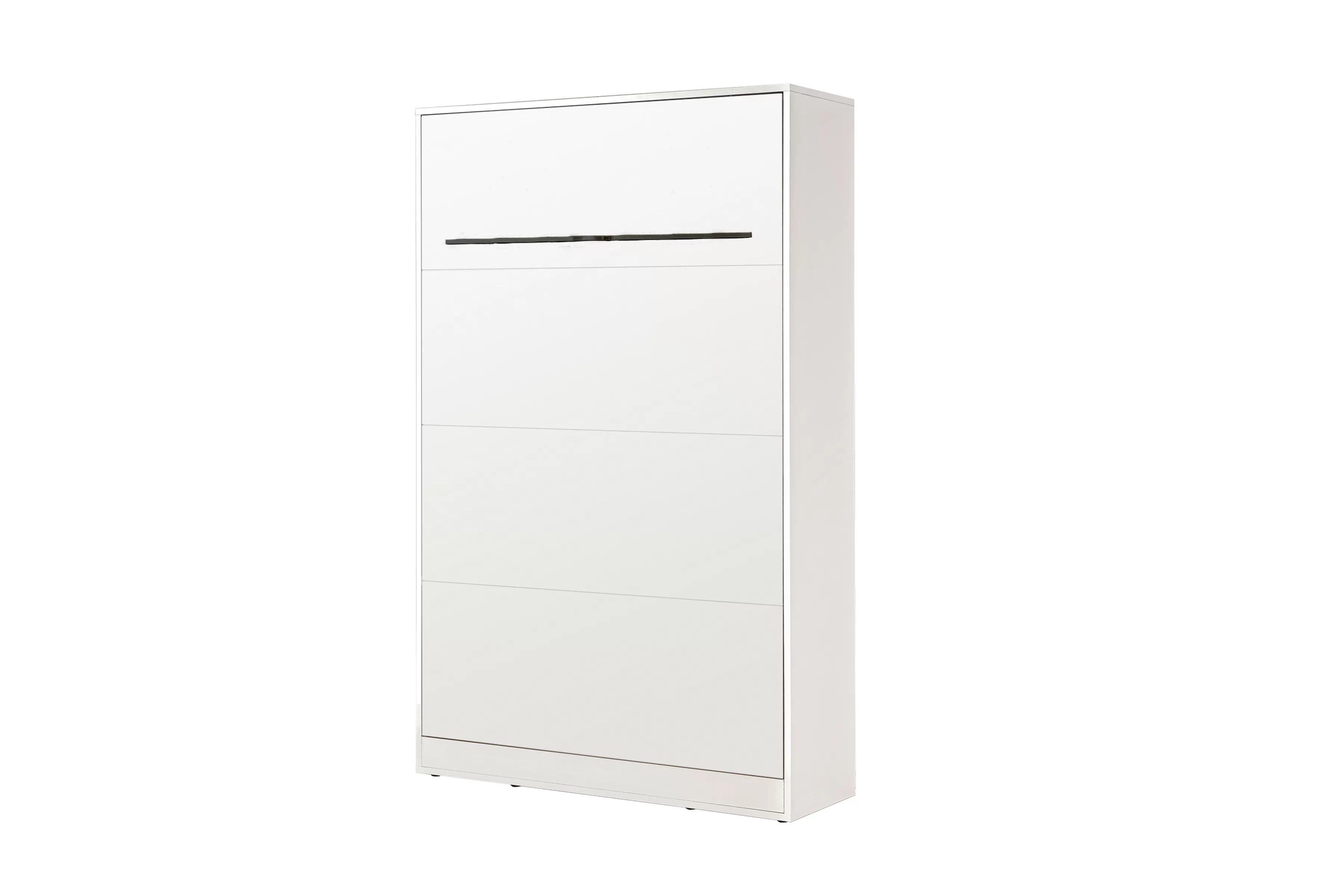 Sklápacia posteľ Lomaro V - 120x200 cm - biela / čierna úchytka Polkotapczan vertikálny Lomaro 120x200 - biela / čierny 