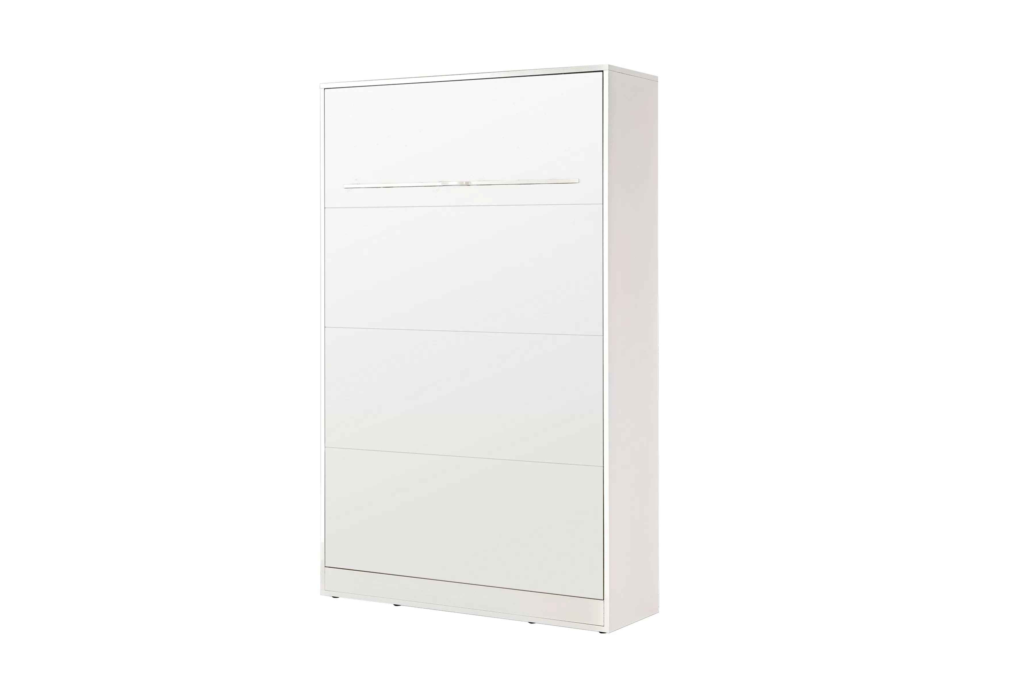 Sklápacia posteľ Lomaro V - 120x200 cm - biela Polkotapczan vertikálny Lomaro 120x200 - Biely / Úchytka Biely 