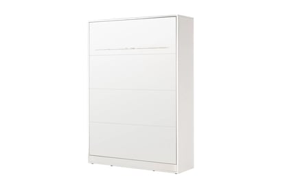 Vertikálna sklápacia posteľ Lomaro 140x200 - biela / biely úchyt Polkotapczan vertikálny Lomaro 140x200 - Biely / Úchytka Biely