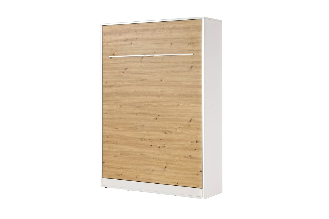 Vertikální půlpostel Lomaro 140x200 - dub artisan / bílá úchytka Polkotapczan vertikální Lomaro 140x200 - dub artisan / uchwyt bílá