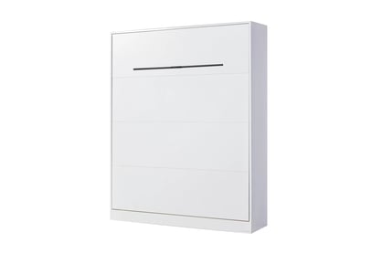 Vertikálna sklápacia posteľ Lomaro 160x200 - biela / čierny úchyt Polkotapczan vertikálny Lomaro 160x200 - biela / čierny 