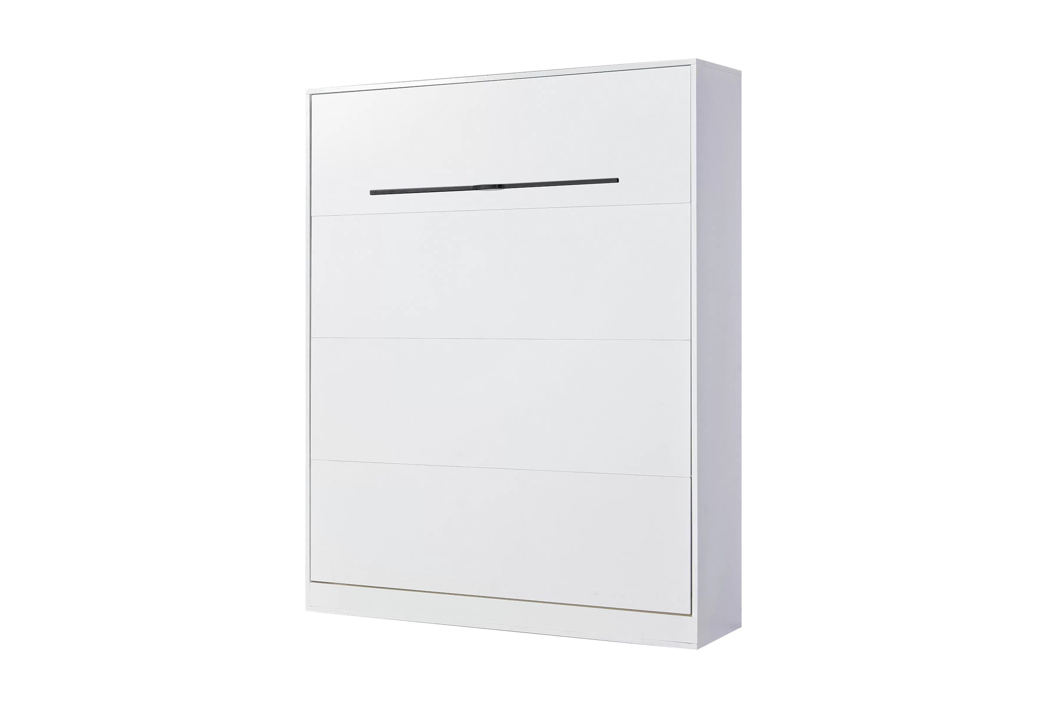 Sklápacia posteľ Lomaro V - 160x200 cm - biela / čierna úchytka Polkotapczan vertikálny Lomaro 160x200 - biela / čierny 