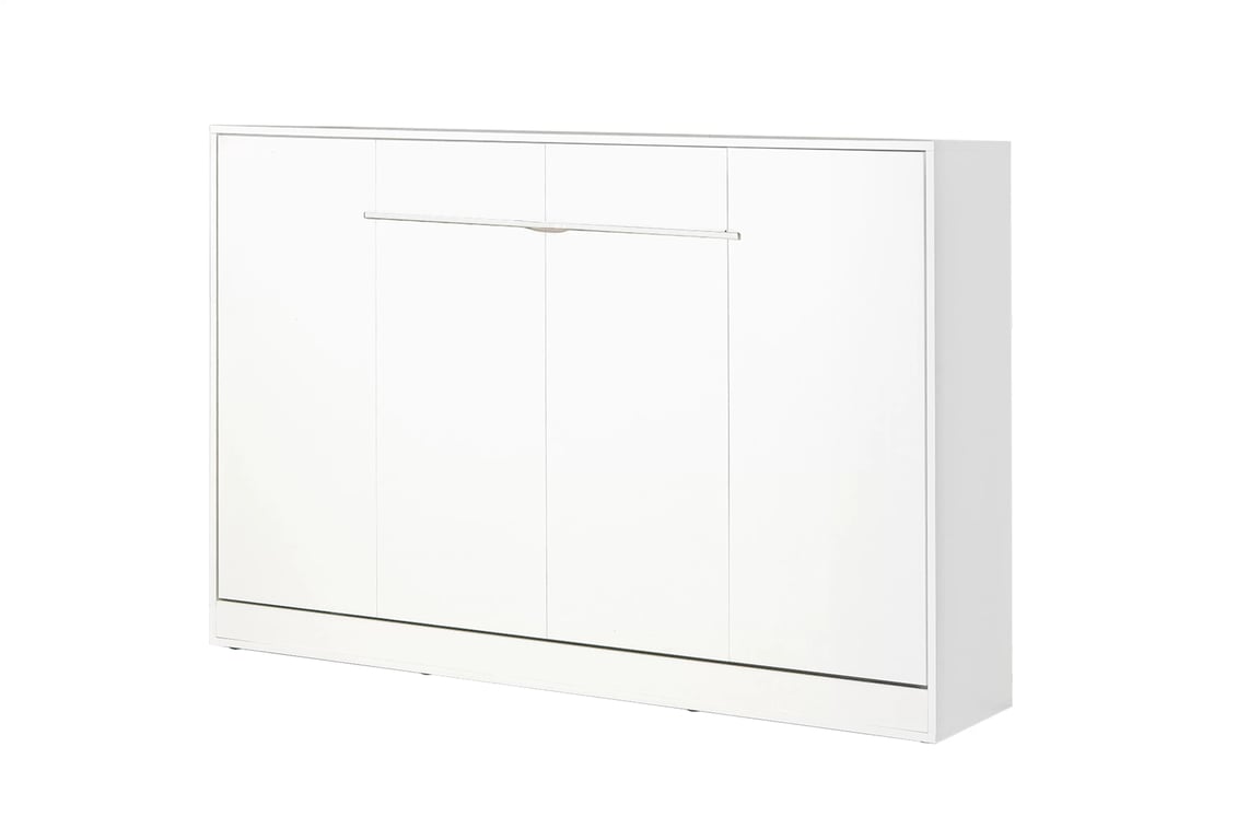 Horizontální půlpostel Lomaro 120x200 - bílá / bílá úchytka Polkotapczan horizontální Lomaro 120x200 - bílá / uchwyt bílá