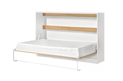 Horizontálna sklápacia posteľ Lomaro 120x200 - dub artisan / čierny úchyt