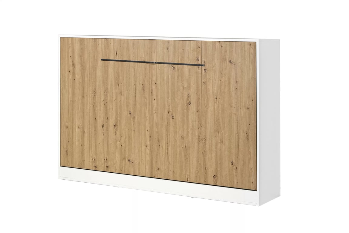 Horizontální půlpostel Lomaro 120x200 - dub artisan / černá úchytka Polkotapczan horizontální Lomaro 120x200 - dub artisan / uchwyt černá 