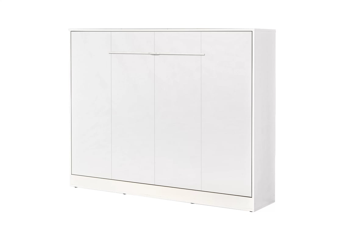 Horizontální půlpostel Lomaro 140x200 - bílá / bílá úchytka Polkotapczan horizontální Lomaro 140x200 - bílá / uchwyt bílá