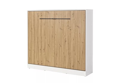 Horizontální půlpostel Lomaro 160x200 - dub artisan / černá úchytka Polkotapczan horizontální Lomaro 160x200 - dub artisan / uchwyt černá 