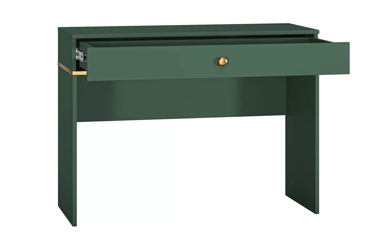 Toaletný stolík Euras 09 so zásuvkou - labrador zelená Toaletný Stôlík z szuflada